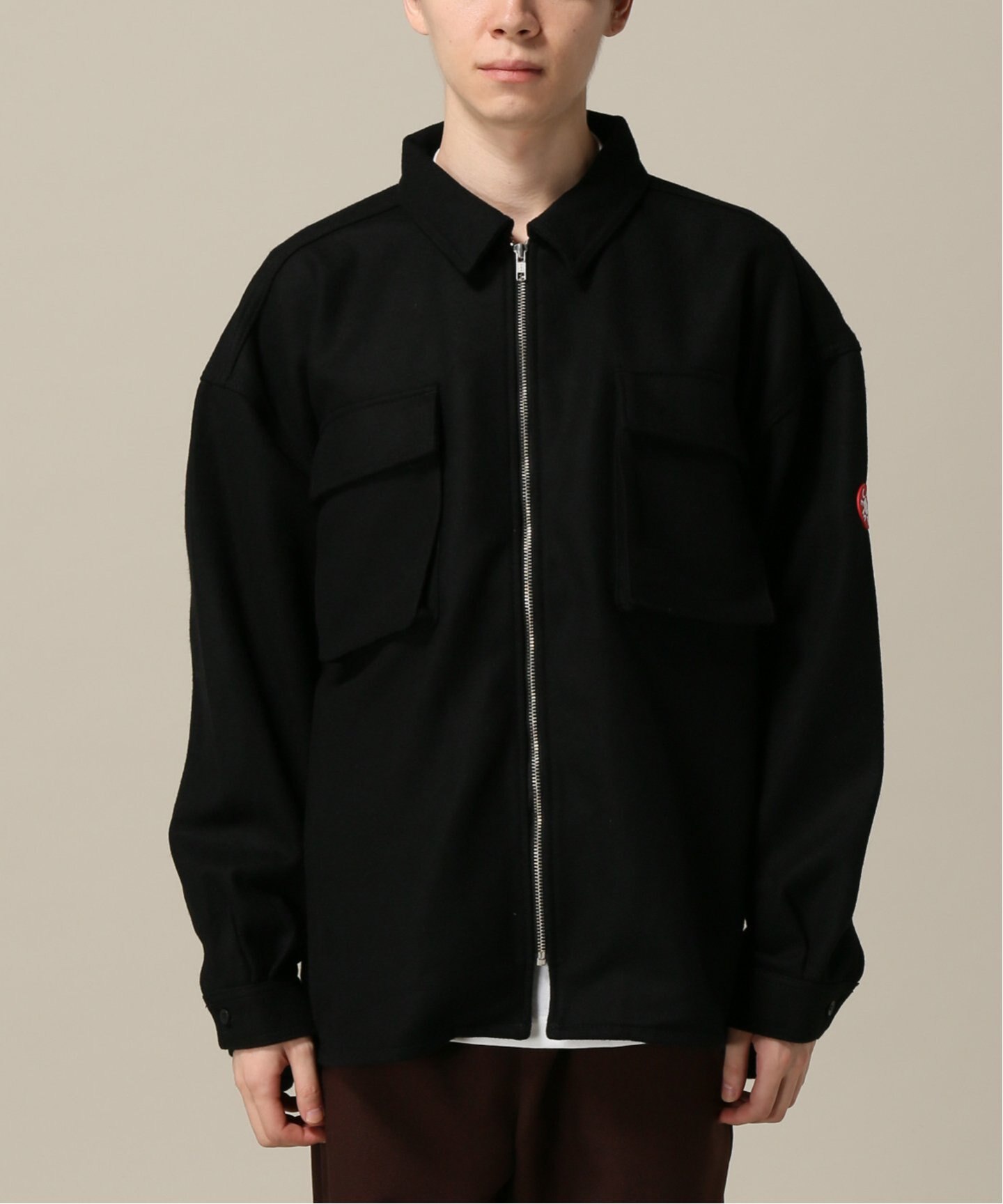 2022新作 Pre Autumn C.E シーイー HEAVY WOOL ZIP JACKET ウール