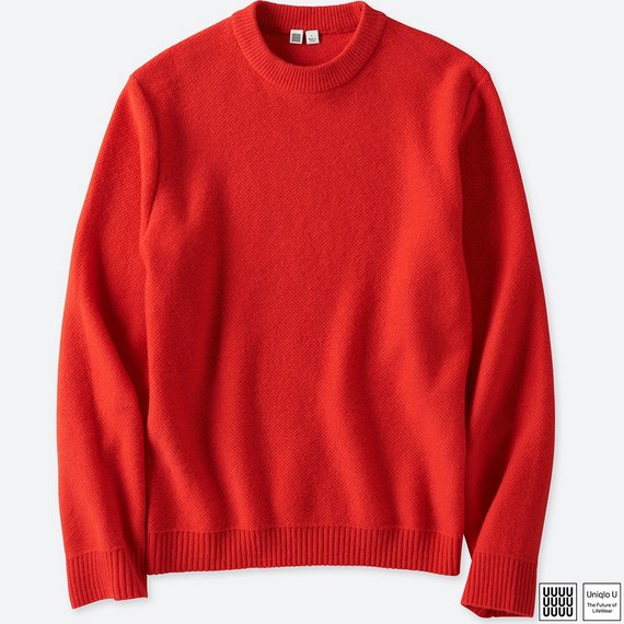 Very Goods ユニクロ ラムブレンドクルーネックセーター 長袖 E Men メンズ 公式オンラインストア 通販サイト