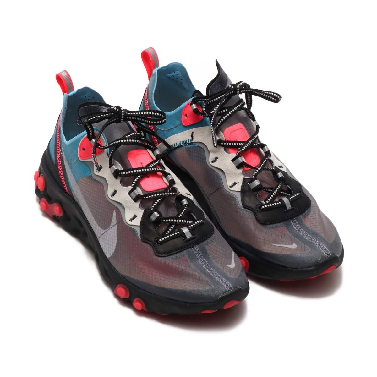 Very Goods | NIKE REACT 87 BLACK/COOL CHILL-SOLAR RED