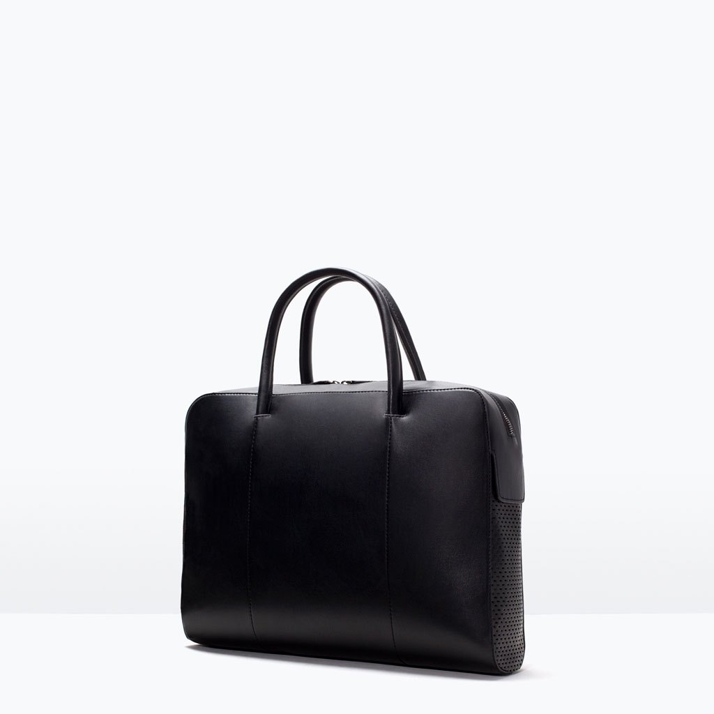 zara man laptop bag