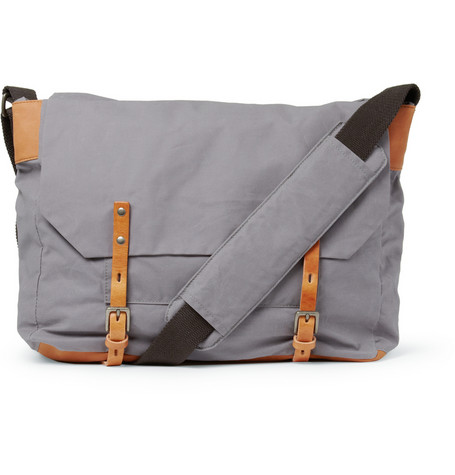 Very Goods | Ally Capellino Jeremy Waxed-Cotton Messenger Bag | MR PORTER