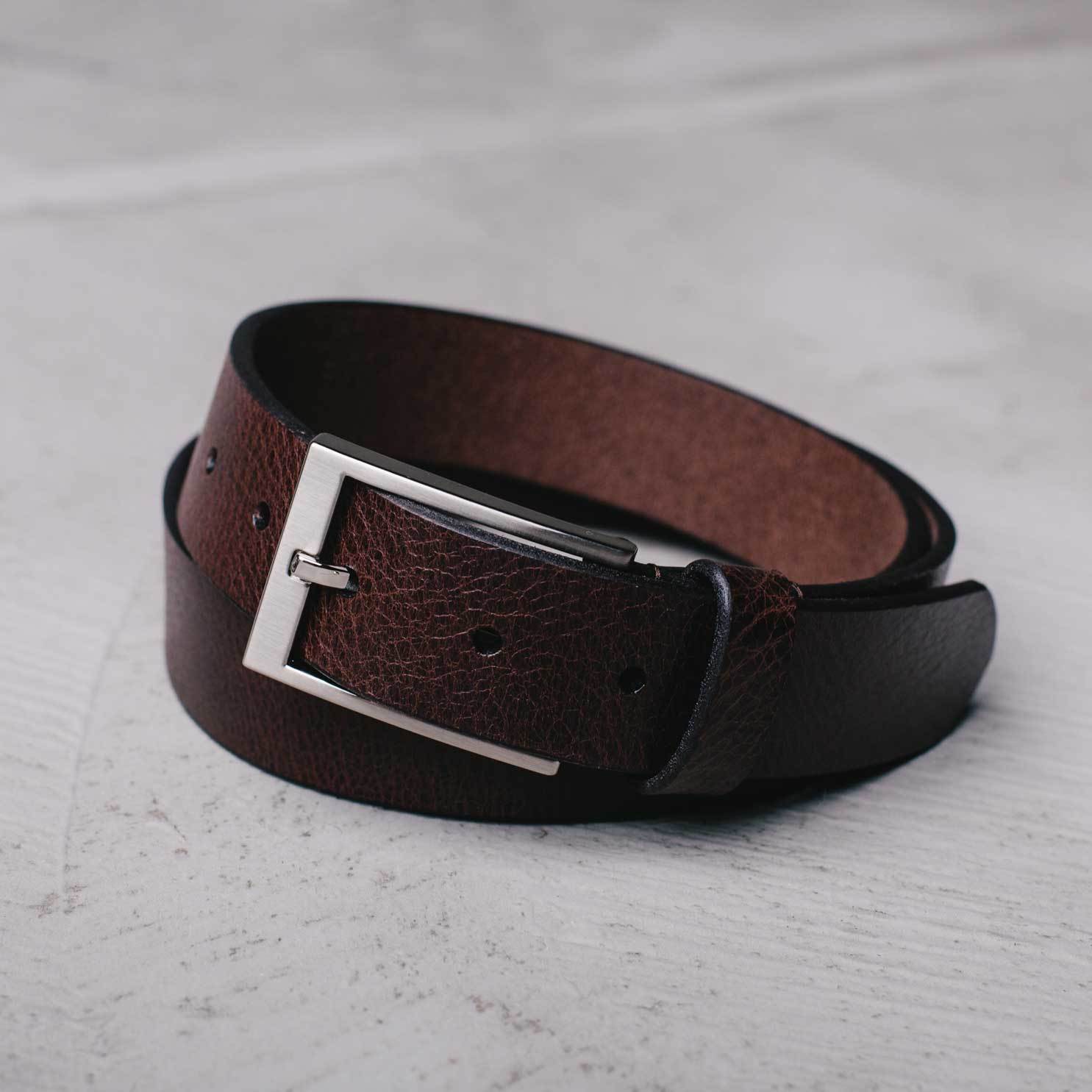 thin leather belt mens