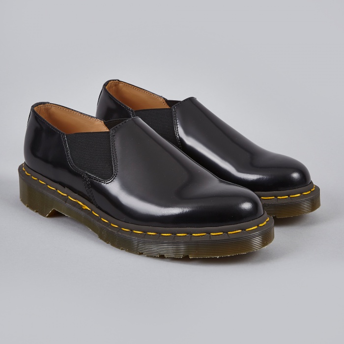 Very Goods | Comme des Garcons x Dr.Martens Slip-On Shoe - Black