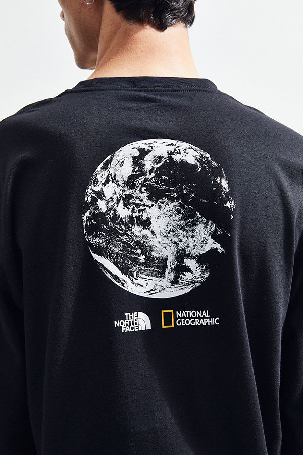 north face national geographic long sleeve