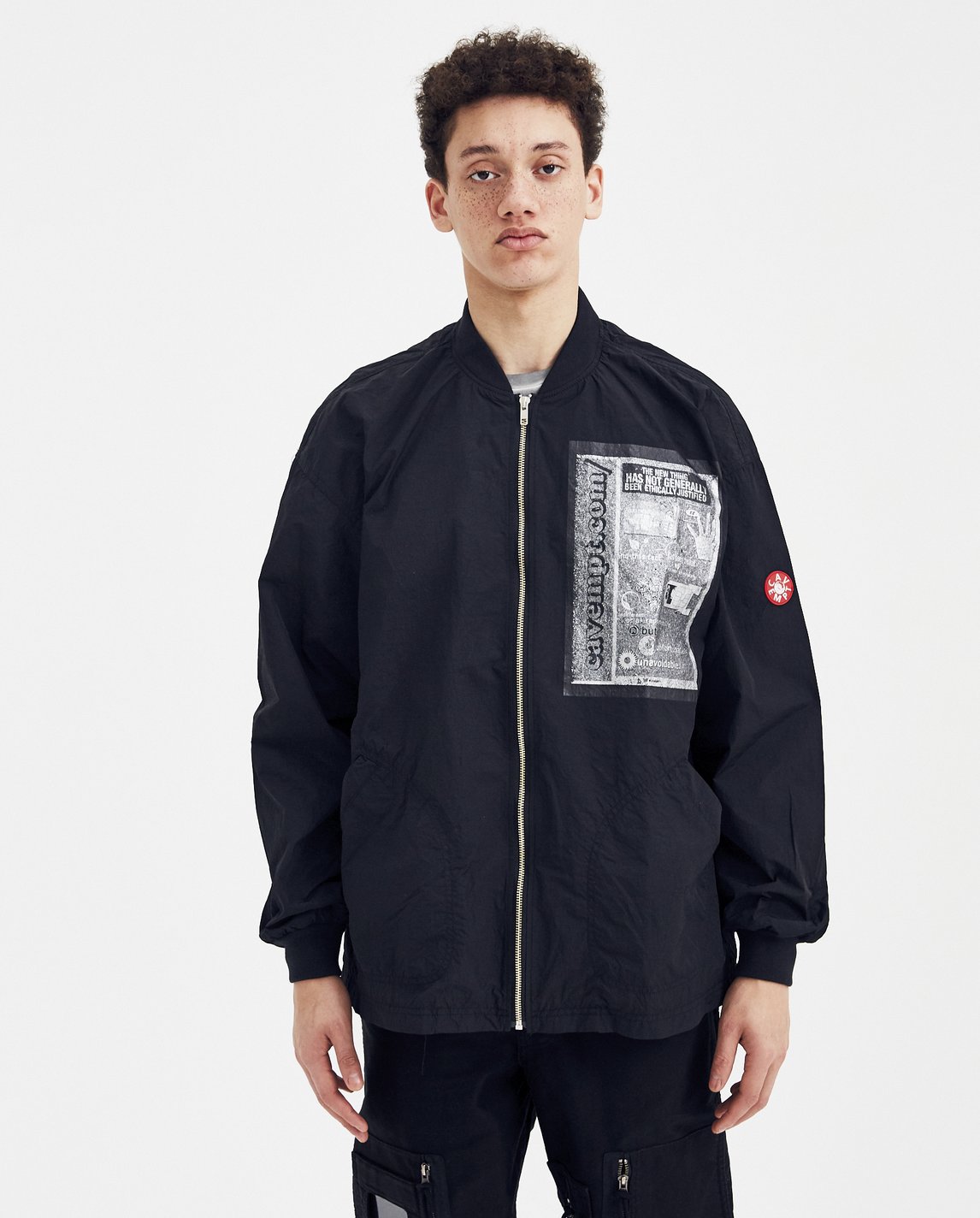 Very Goods CAV EMPT Unavoidable Zip Jacket Black