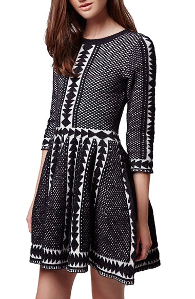 topshop black dress nordstrom