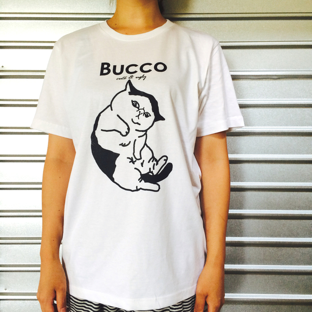 Very Goods  《ブサかわ猫》 見本 ぶっこTシャツ  ハンドメイド 