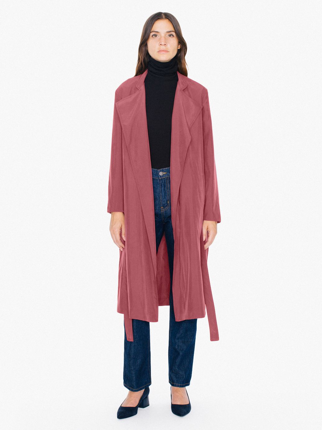 American apparel deals trench coat