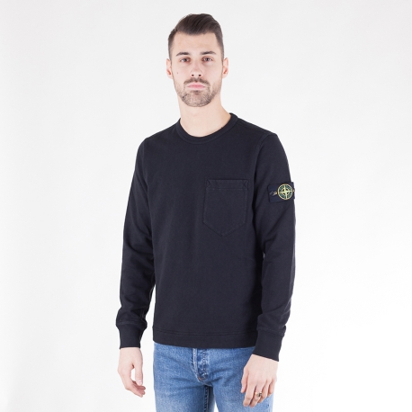 sweater stone island black