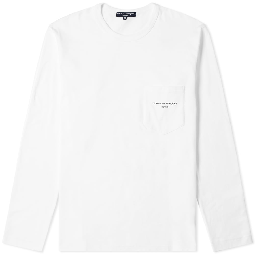 cdg long sleeve tee