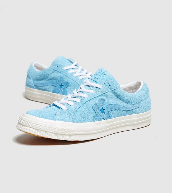 converse fleur bleu