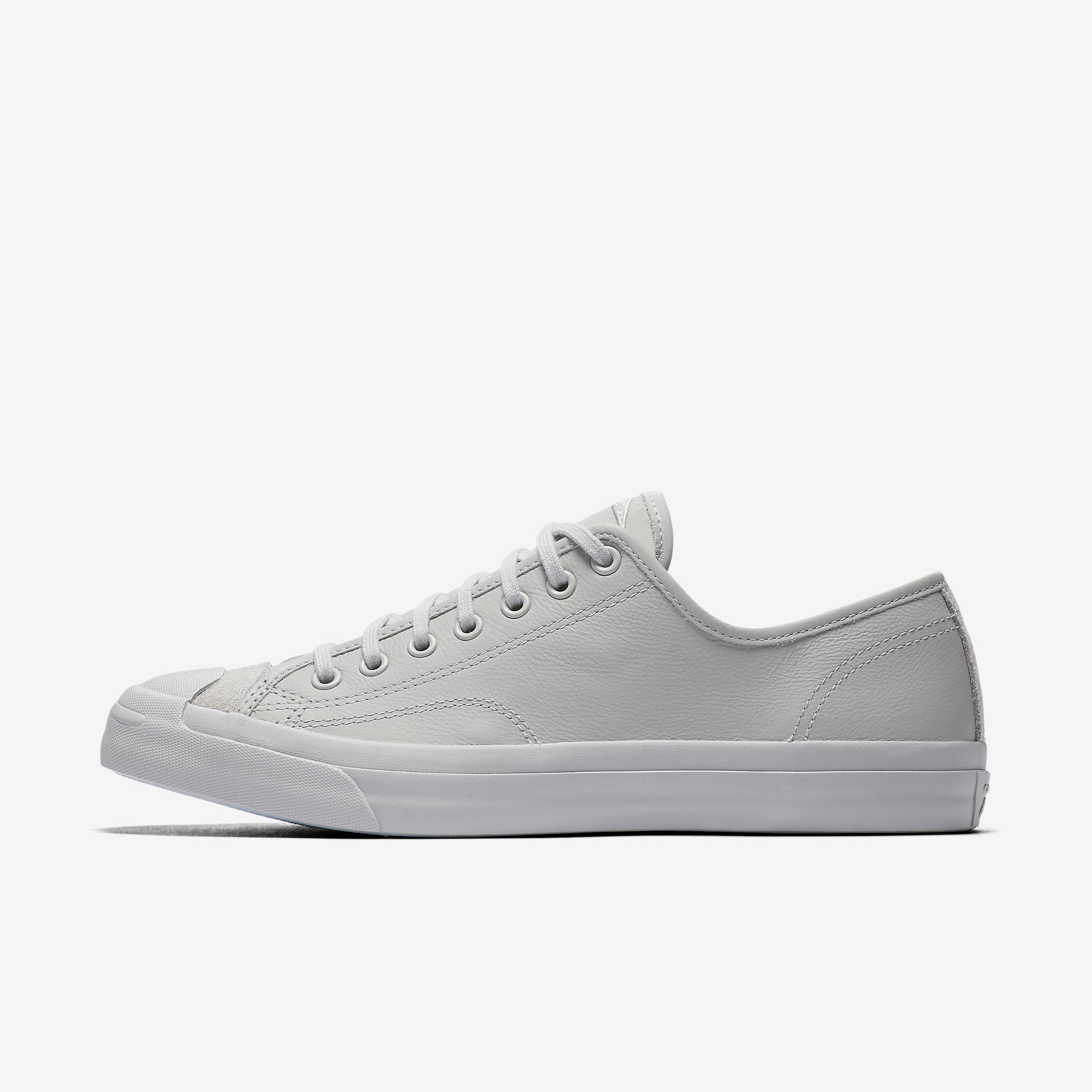 converse jack purcell tumbled leather low top unisex shoe