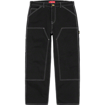 Very Goods | Supreme: Double Knee Painter Pant - Black