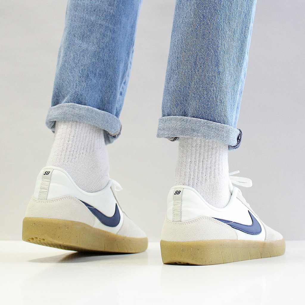 nike sb team classic white & blue shoes