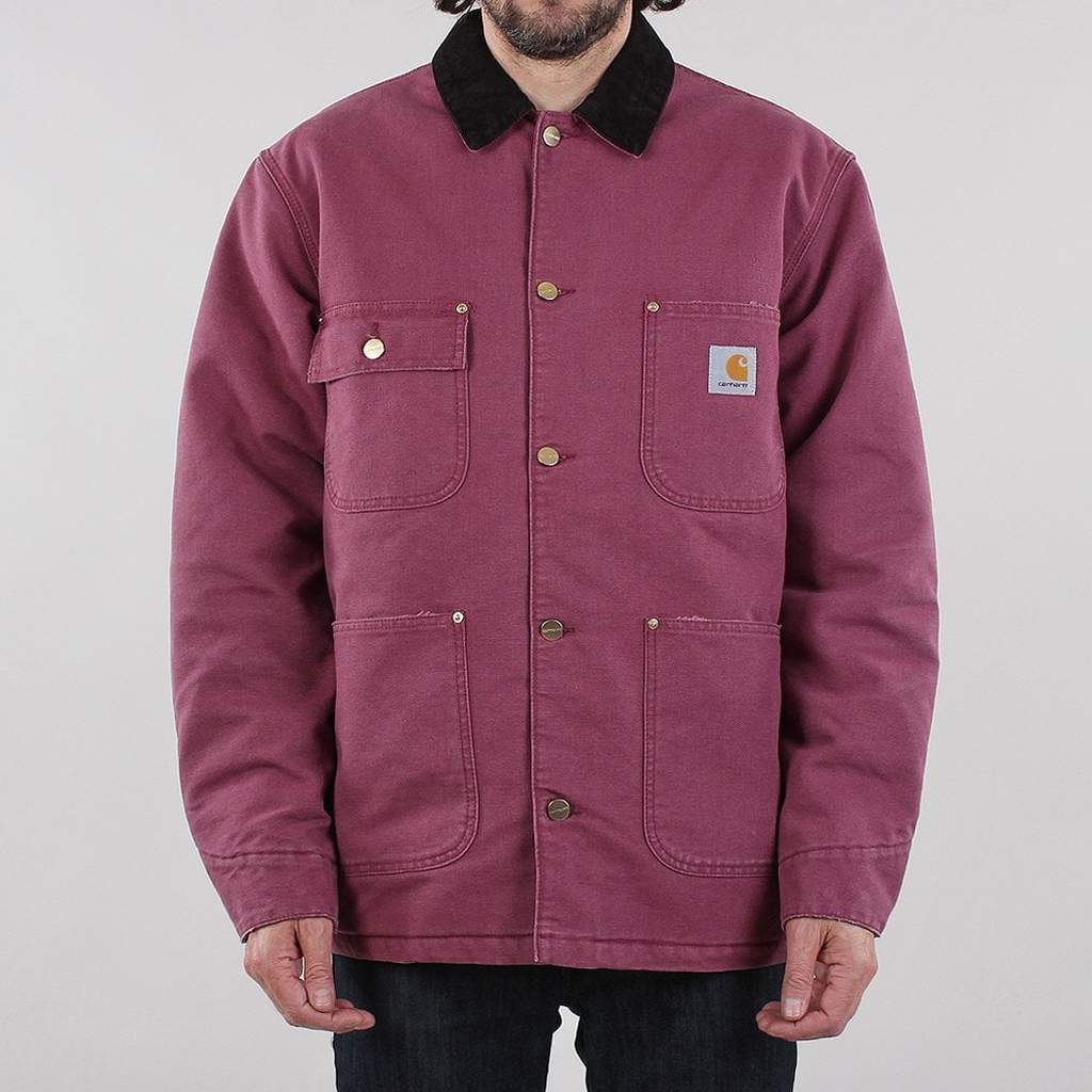 Very Goods | Carhartt WIP OG Chore Coat - Dusty Fuchsia