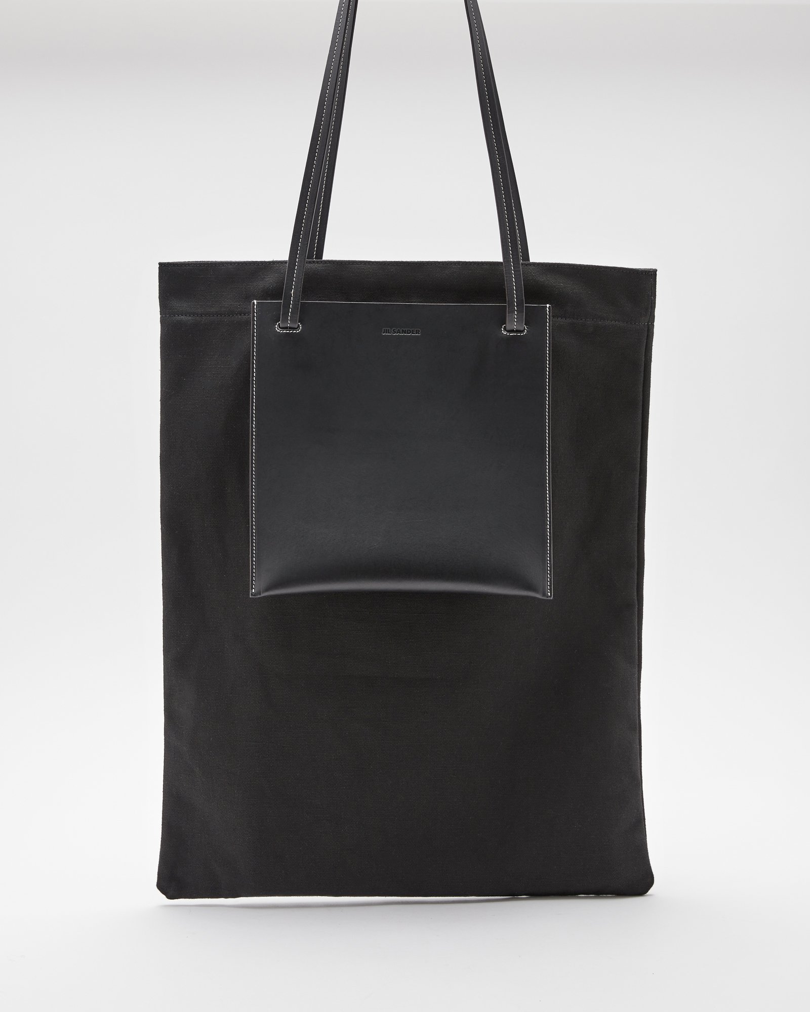 Very Goods | Pocket Flat Shopper Bag in Black – Roden Gray