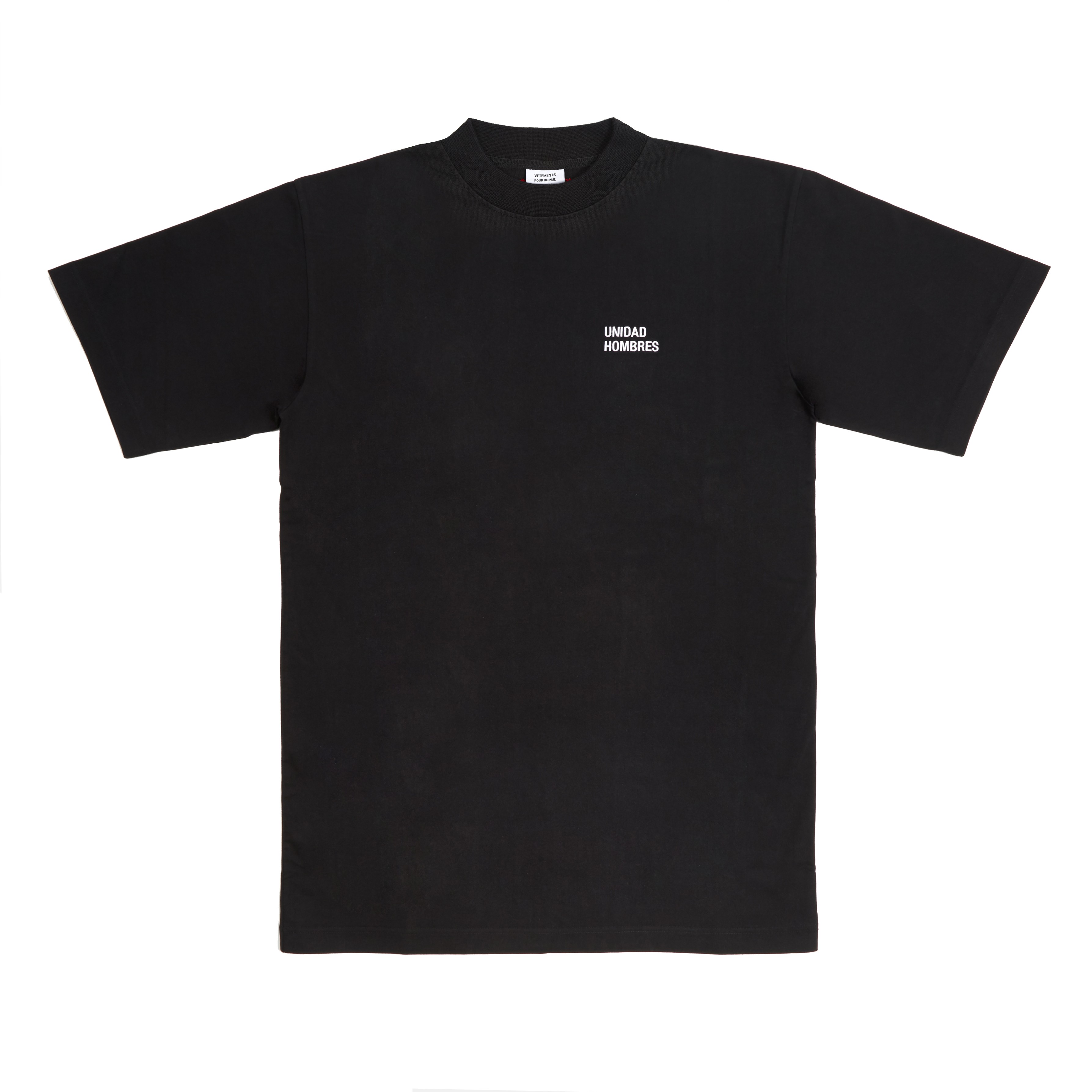 Very Goods | Vetements Men's Long Tee Unidad Hombres (Black)