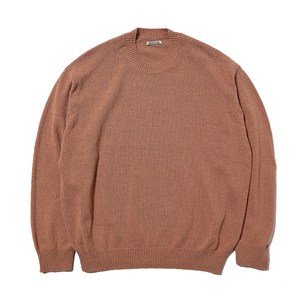 Very Goods | CORKSCREW YARN KNIT P/O PINK BEIGE / AURALEE / JKPT STORE