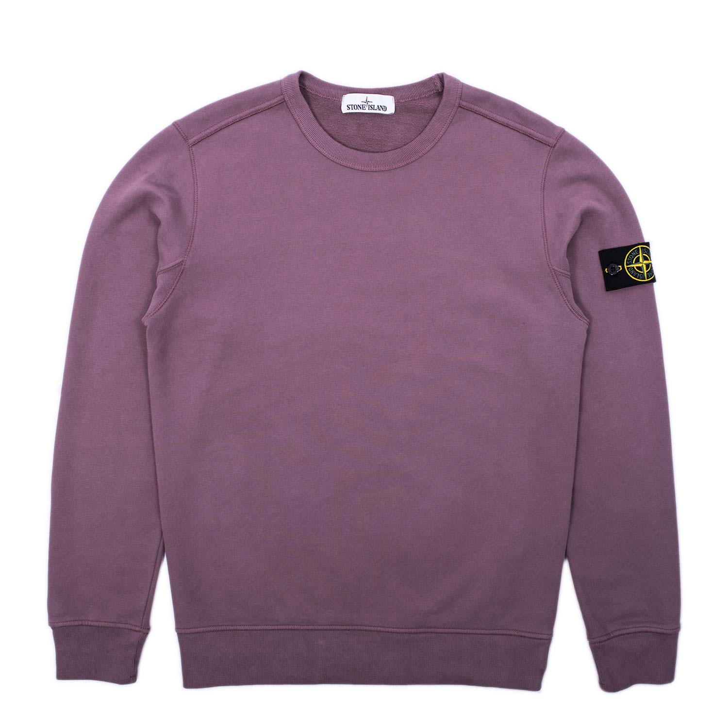 stone island brushed cotton sweatshirt