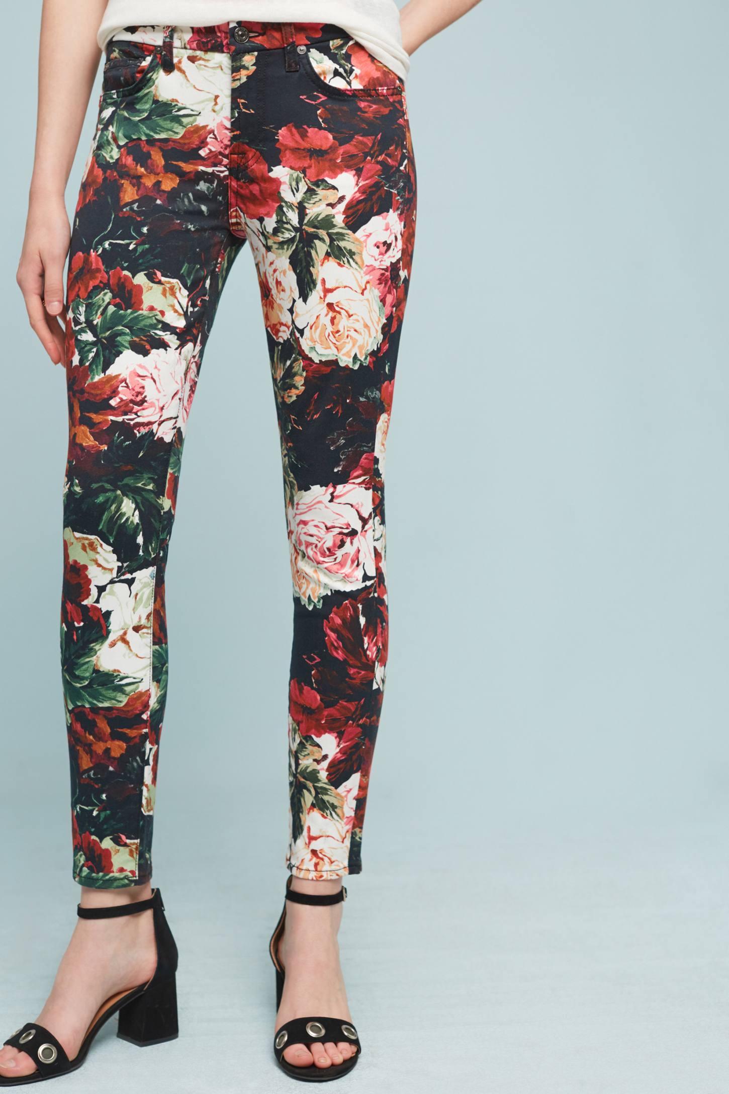 7 for all mankind printed jeans