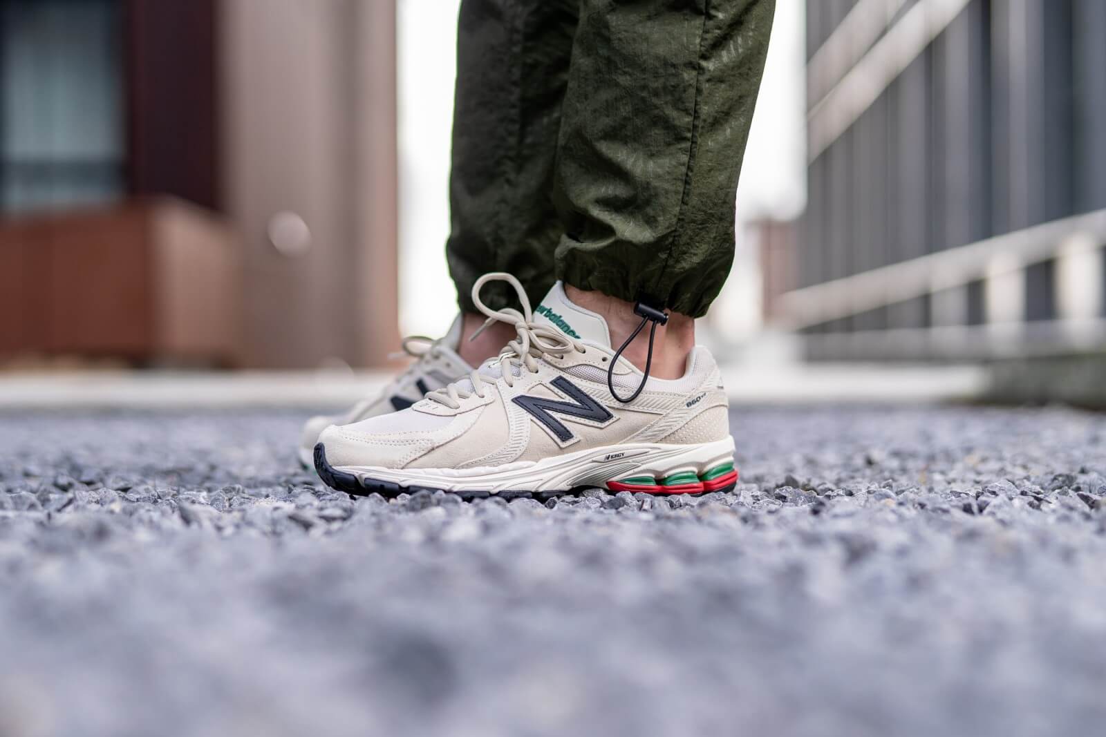 Very Goods | New Balance ML860XG Beige/Green-Red - 794281-60-11