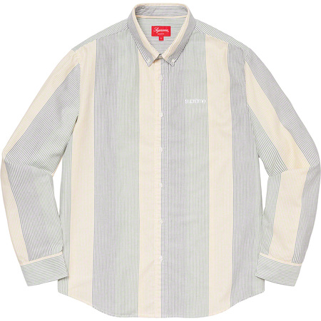 Very Goods | Supreme: Oxford Shirt - Green Multi Stripe