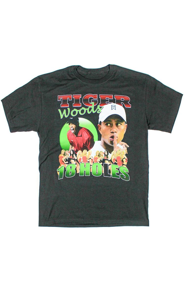 tiger woods t shirt vintage