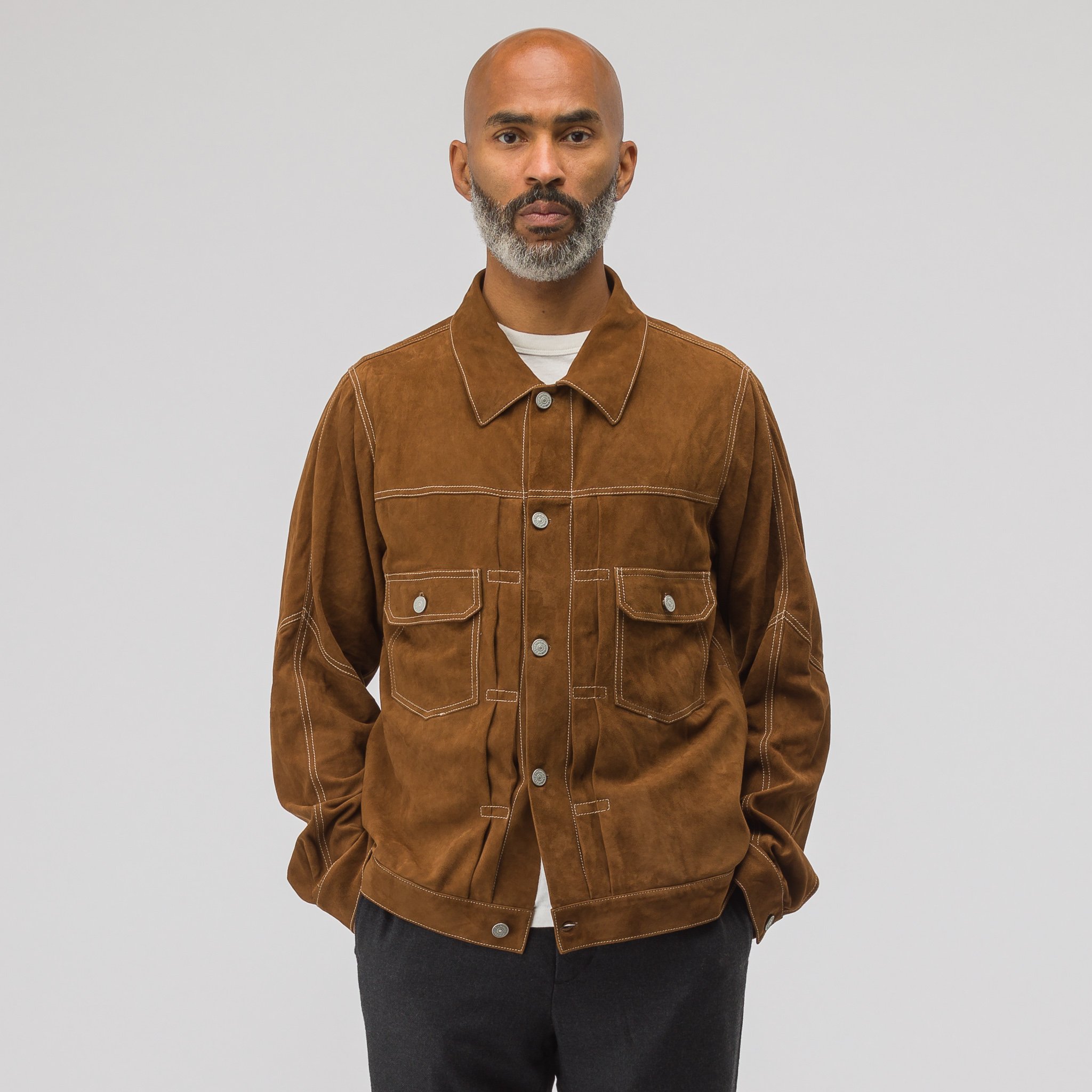 Very Goods | visvim 101 Jacket Veg Goat in Brown | Notre