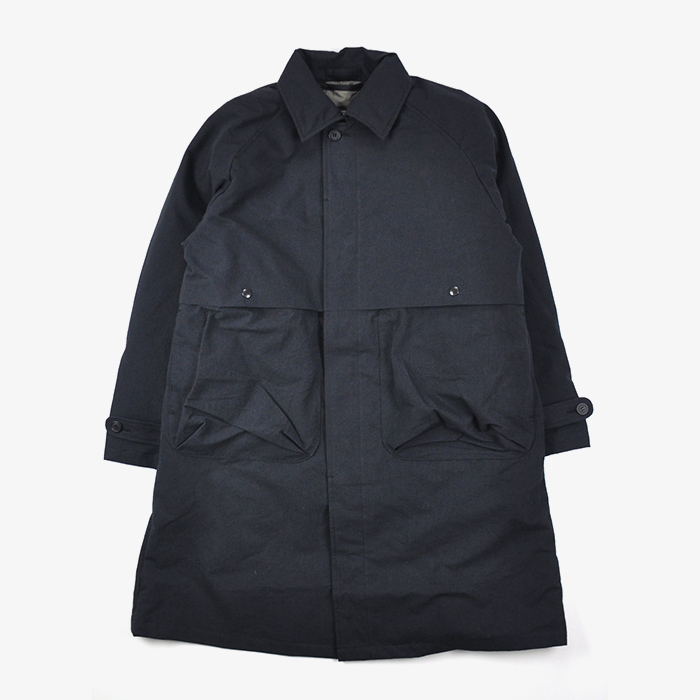 Very Goods | ENDS and MEANS | Journalist Coat | Black - Stripe-inc ...