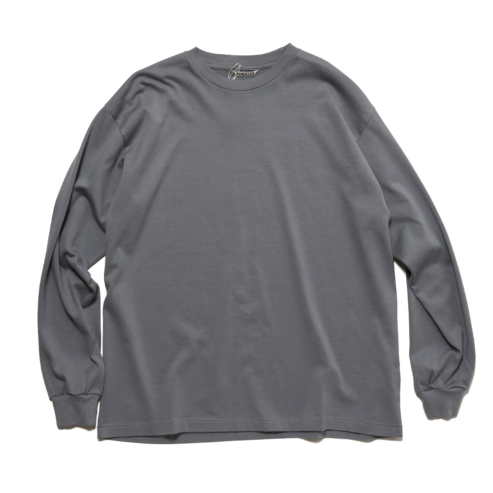 Very Goods | LUSTER PLAITING L/S TEE BLUE GRAY / AURALEE / JKPT STORE