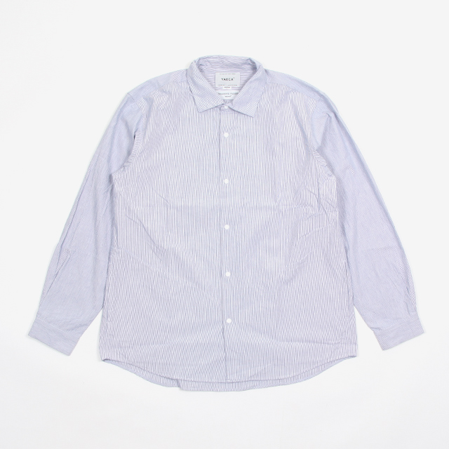 Very Goods | YAECA COMFORT SHIRT - EXTRA WIDE #Blue St. [18113