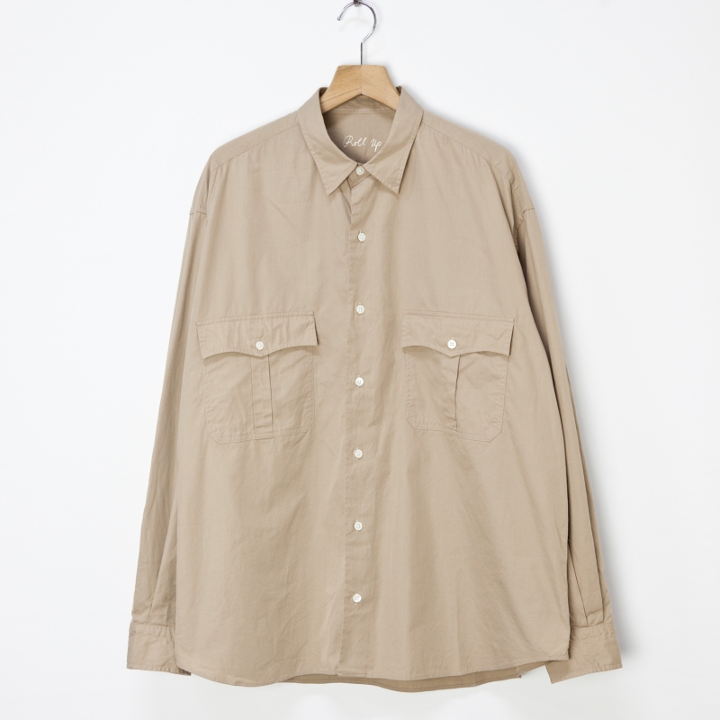 Porter Classic - ROLL UP SHIRT - KHAKI-