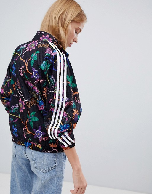 Very Goods | adidas Originals | adidas Originals - Veste de survêtement à  imprimé floral