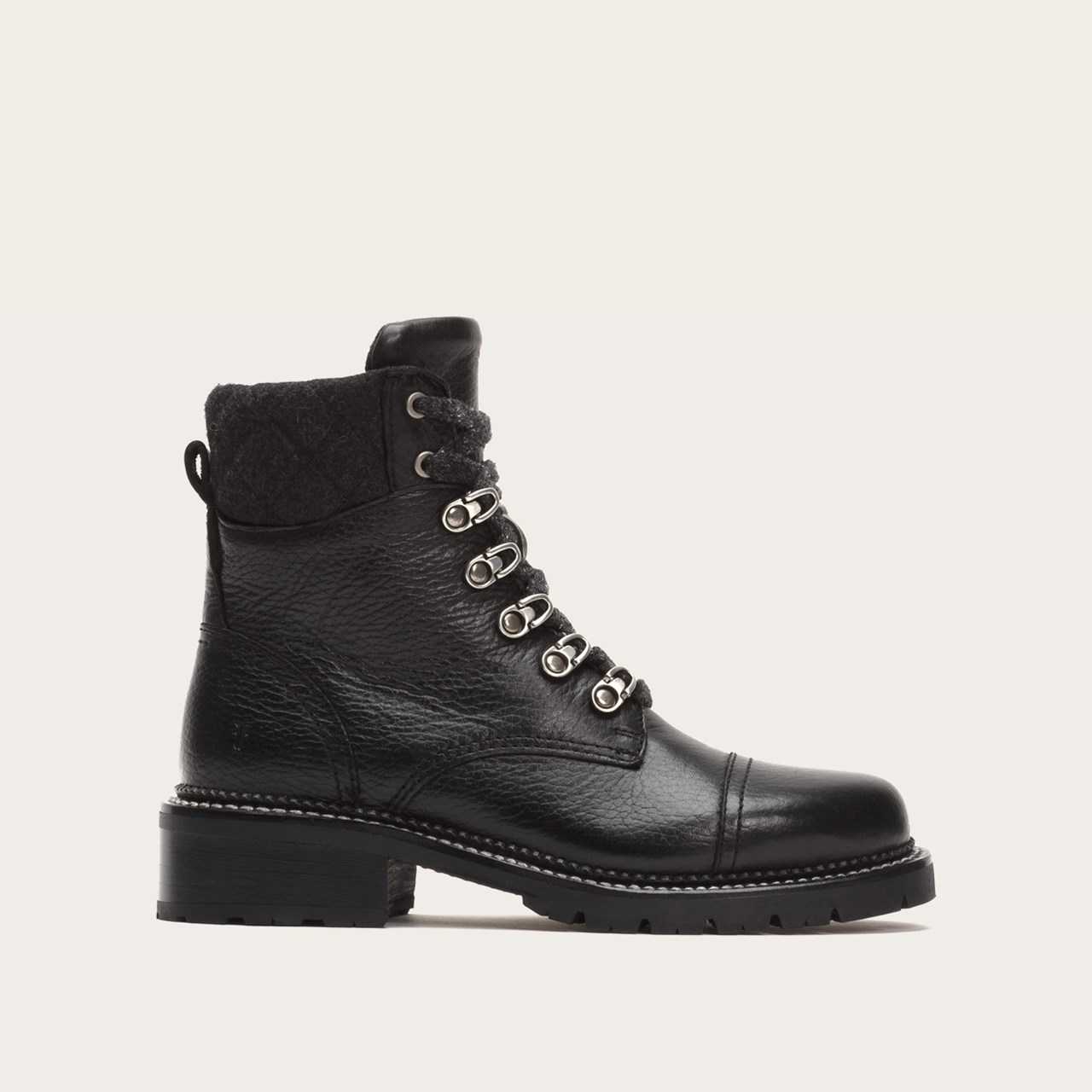 frye samantha hiker black