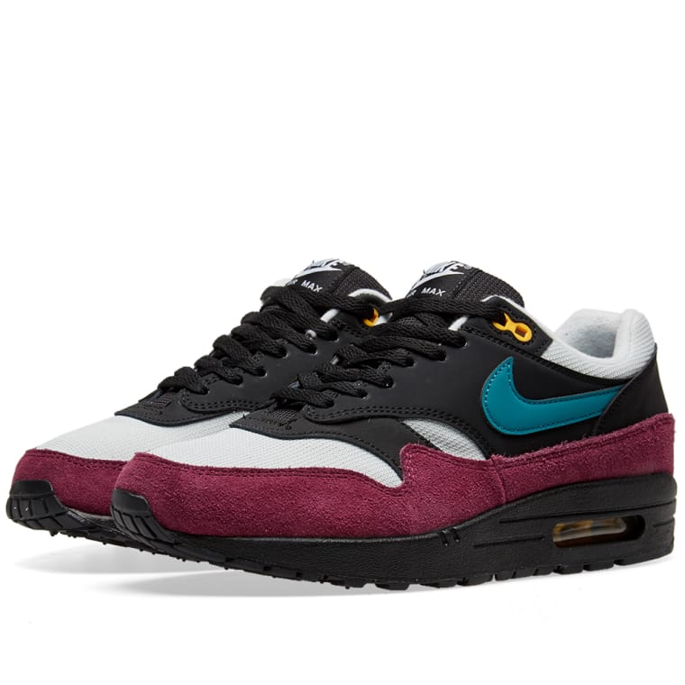 nike air max 1 silver bordeaux