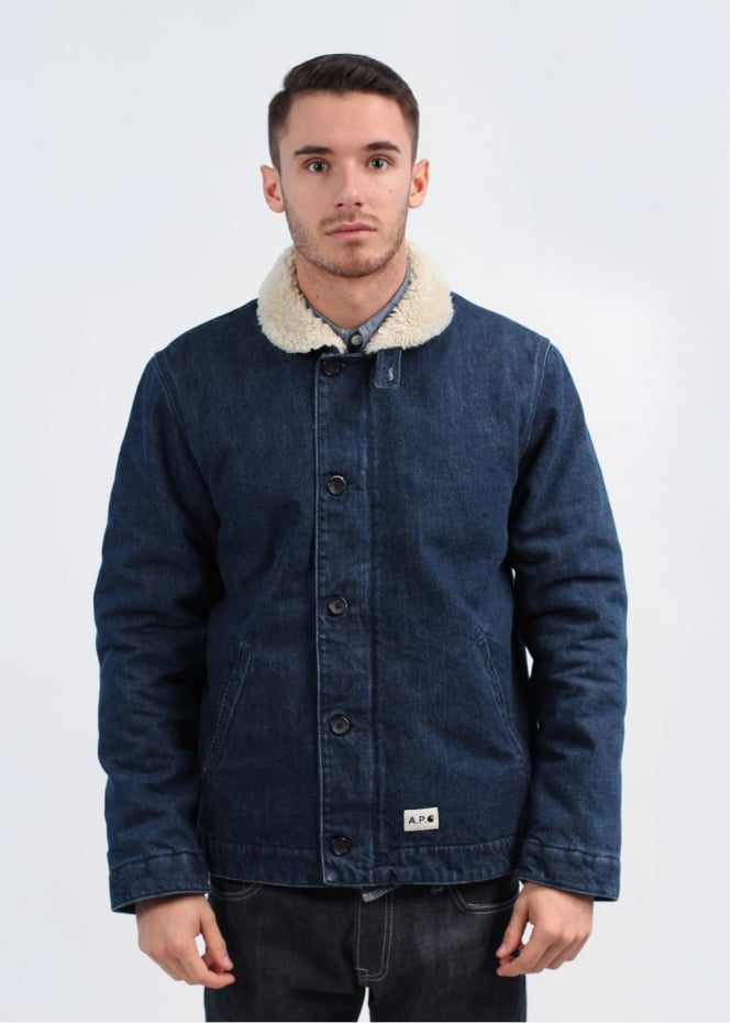 Very Goods | Carhartt x APC Bristol Jacket - Blue Very Goods | Carhartt x APC Bristol Jacket - Blue