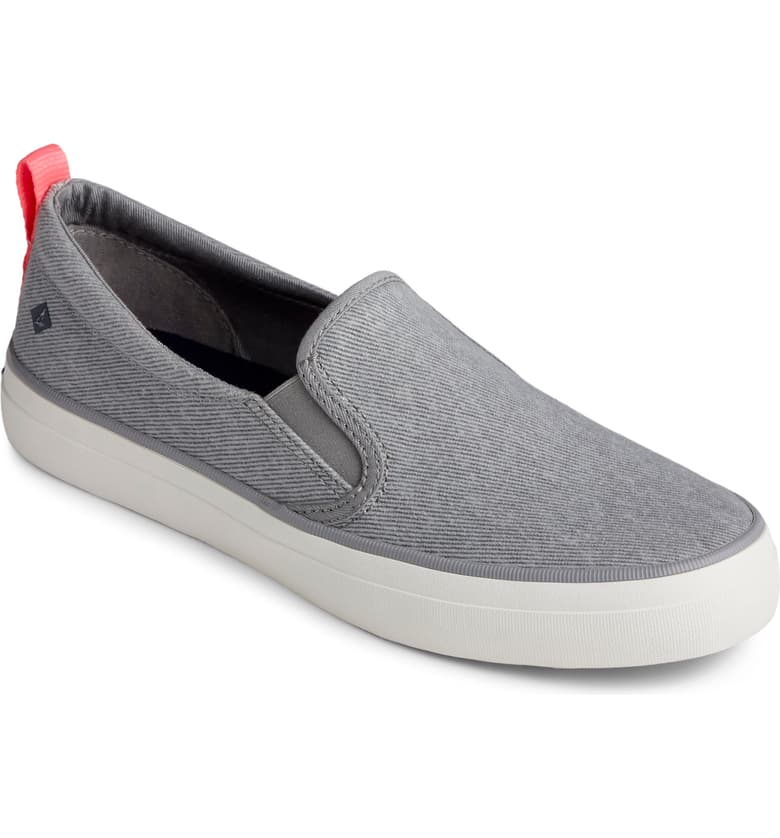 sperry slip on sneakers womens