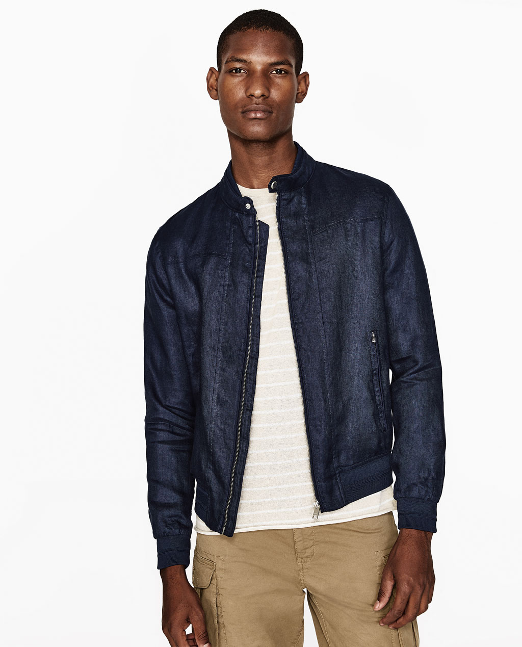 Summer Linen Bomber