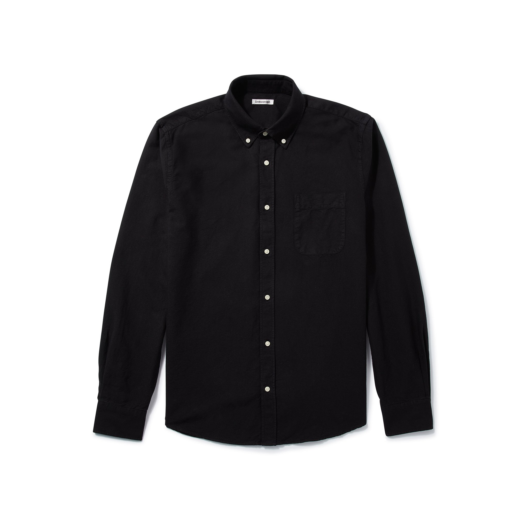 Very Goods | Oxford Shirt Black – Unrecorded