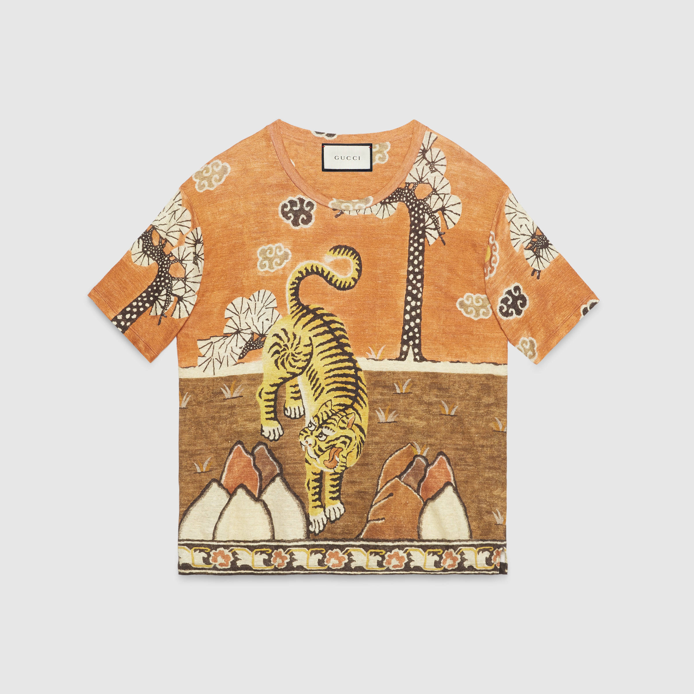 gucci tiger shirt mens