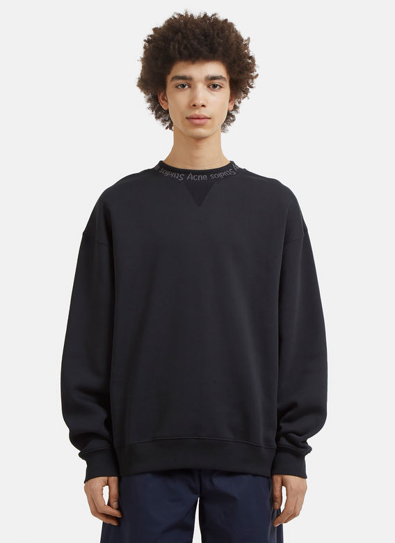 acne studios crew neck logo