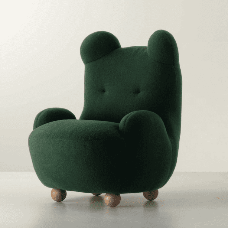 Very Goods Mama Bear Armchair Green Pierre Yovanovitch The