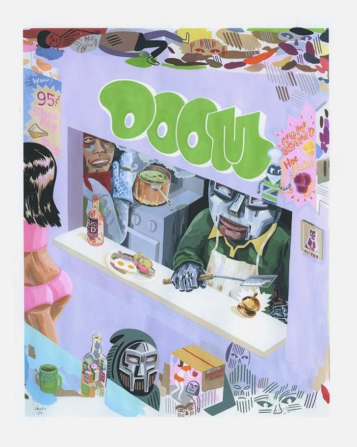 Very Goods | Rappcats » HOE CAKES: EXTRA DOOM (Art Print and