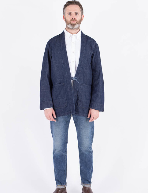 Very Goods Indigo Japanese Utility Jacket By A Vontade The Bureau Belfast
