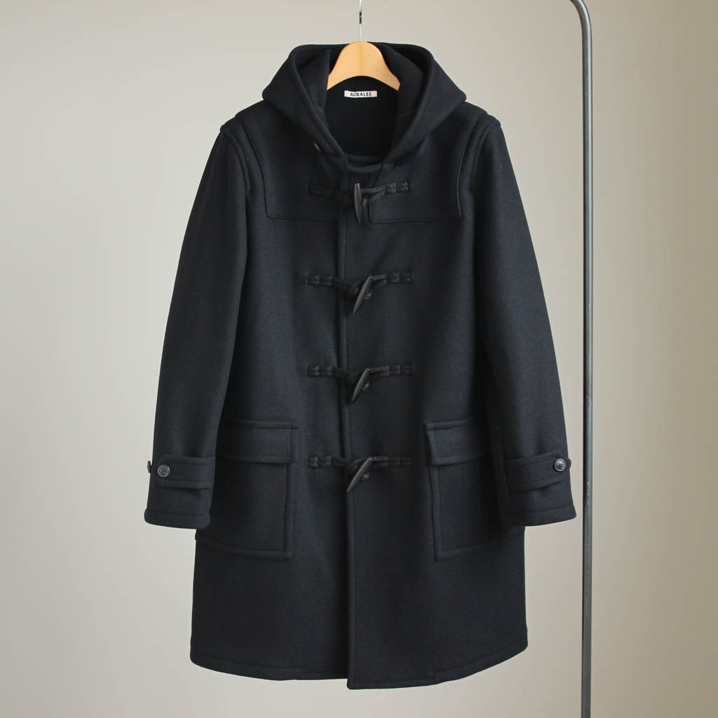 AURALEE HEAVY MELTON DUFFLE COAT-