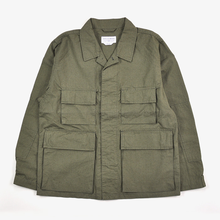 Very Goods | ENDS and MEANS | C/L BDU Shirts Jacket | Olive