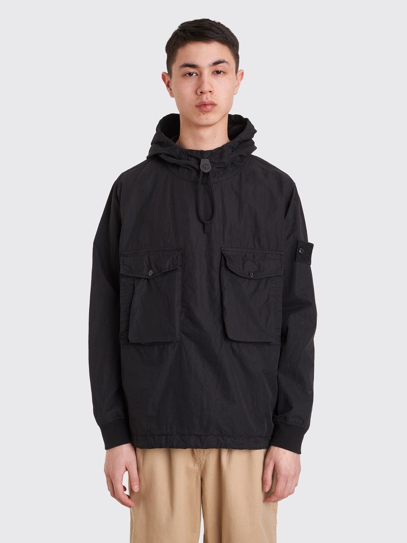 Very Goods | Très Bien - Stone Island Ghost Cotton Nylon Anorak Black