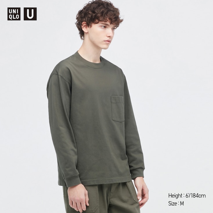 U CREW NECK LONG SLEEVE T-SHIRT