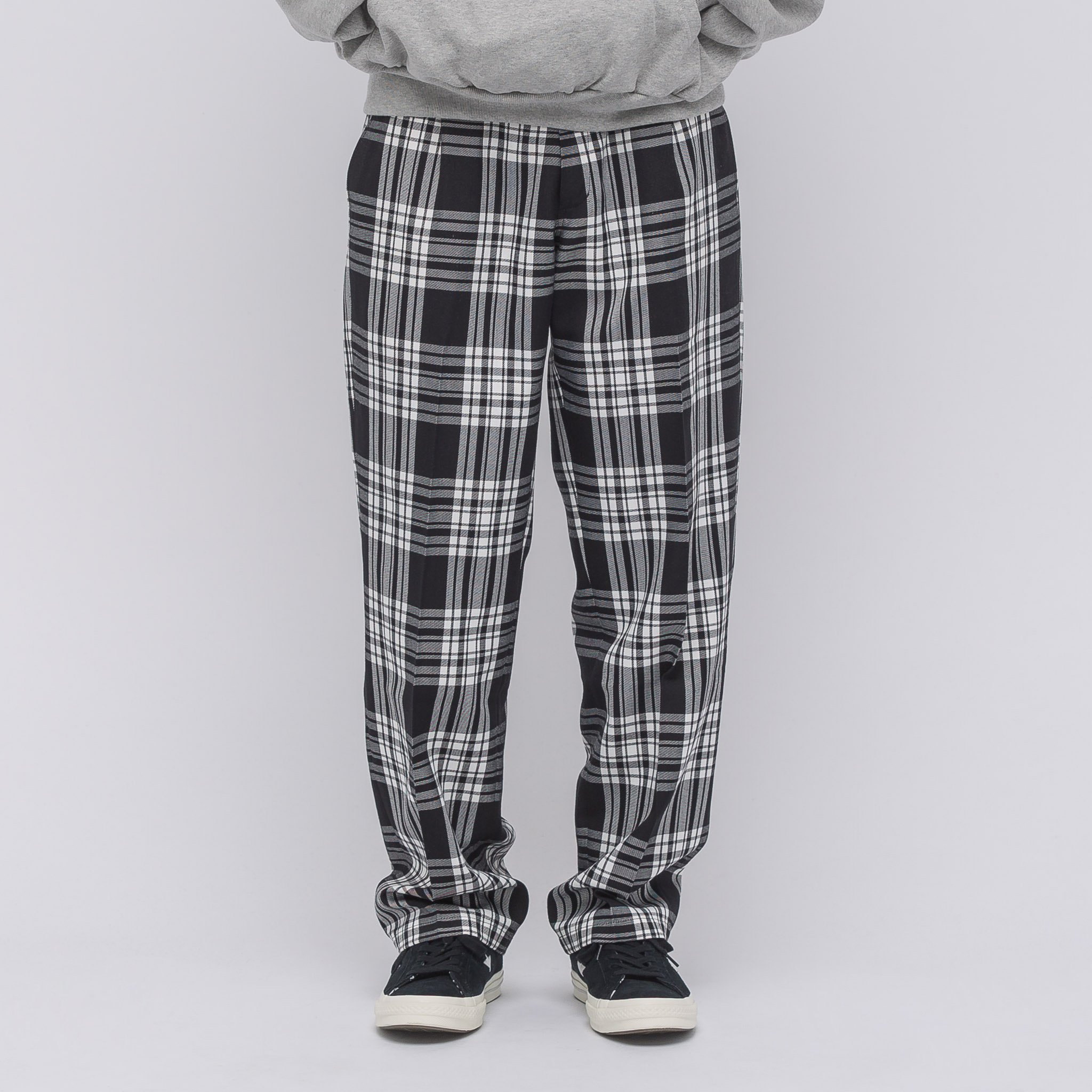 Very Goods | Gosha Rubchinskiy Check Pant in White/Black Plaid | Notre