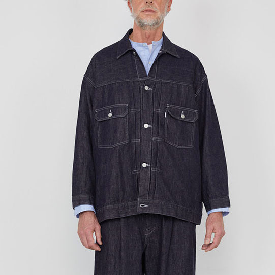 L総合福袋Graphpaper 21AW Colorfast Denim セットアップ Gジャン 人気No.1 Graphpaper セットアップ Denim Colorfast 21AW Gジャン/デニムジャケット